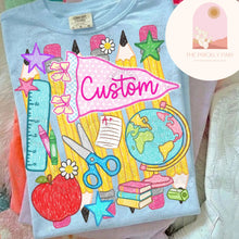Load image into Gallery viewer, Back to School Custom Pennant (customization note at checkout)