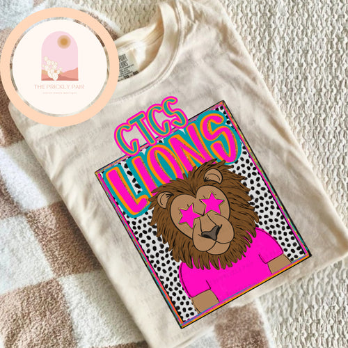CTCS Orange and Pink Lions Jersey