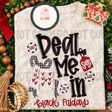 Load image into Gallery viewer, Deal Me In Black Friday (Red + Black)