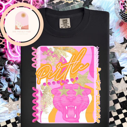 Pirtle Panthers (pink/orange)