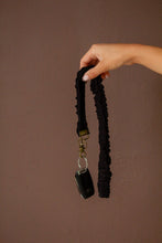 Load image into Gallery viewer, Midnight Ruffle Stretchy Lanyard