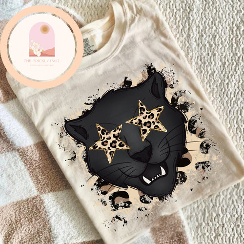 Panther With Cheetah Print