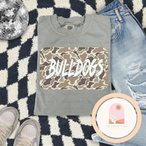 Bulldogs Camo Patch