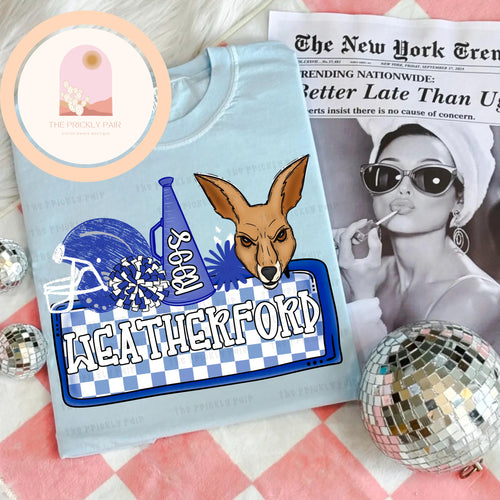 Weatherford Kangaroos Checkered Plate