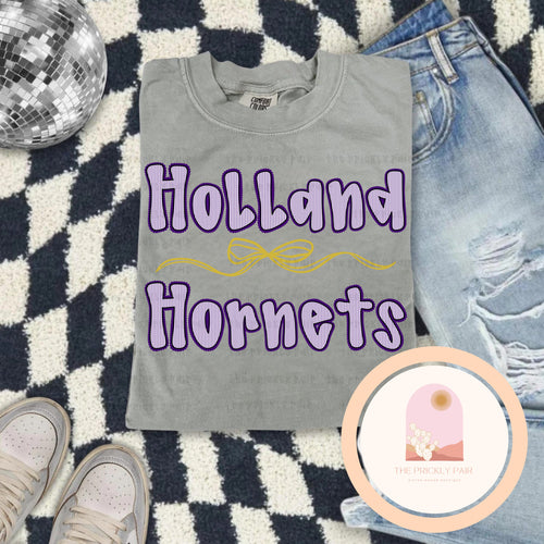 Holland Hornets Purple Seersucker