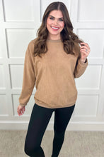 Load image into Gallery viewer, Corded Velvet Pullover