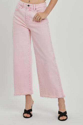 Flamingo High Rise Crop Jeans