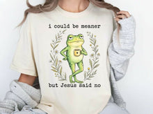 Load image into Gallery viewer, I could be meaner but Jesus said no